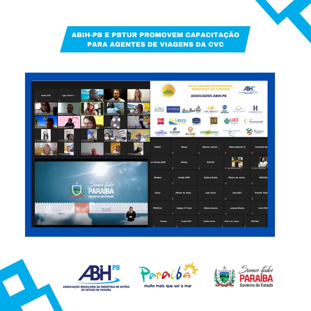 ABIH-PB e PBTur promovem capacitação para agentes de viagens da CVC
